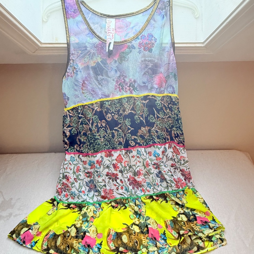 Daniela Lazo Chic Products Tank Tunic Cover Up From Venezuela Size M - Picture 5 of 10